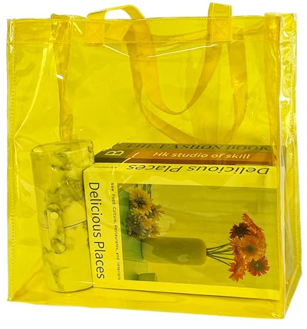 TotePrint Transparente Kunststoff-Einkaufstasche Mode Todd-Paket PVC wasserdicht