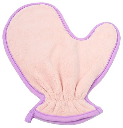 F&Y Super Absorbent Pet Cleaning Towel Glove - Reusable and Quick-Dry Towel for Cats and Dogs - Gentle and Effective (Pink)