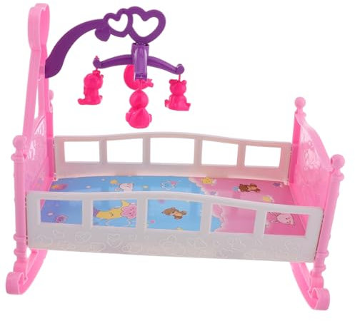 ERINGOGO Dollhouse Miniature Möbel Große Puppenwiege Für Kreatives Spiel Für Mädchen Und Ihre Puppen Ergänzung Für Puppenhaus-zubehör