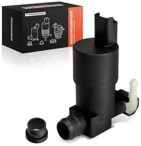 Frankberg Scheibenwaschpumpe Waschwasserpumpe Scheibenreinigung 8200194414 | Kompatibel mit Almera Tino V10, NP300 Navara D40, Micra IV K13K K13KK, Qashqai II SUV J11 J11, Qashqai +2 I J10 NJ10