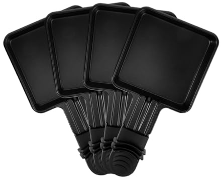 Didiseaon Lot De 4 Mini Poêles à Fondre Le Fromage Carré 9x9 Cm En Matériau Antiadhésif Poignée Ergonomique Pour Raclette, Four à Fromage Portable, Accessoires La Cuisine, Cuisson Uniforme Et Pratique