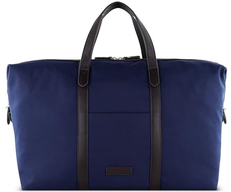 bugatti Maro Sac de Voyage en Polyester, Sac de Sport avec système Trolley, Hauteur Extensible, Bleu