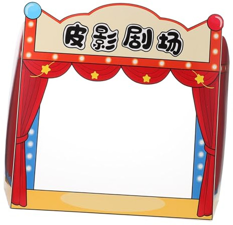 Gatuida Puppentheater Mit Schattenpuppen Theaterspielzubehör Für Junge Mädchen Geschichtenerzähltheater Bühnenrequisiten Für Kindergarten Lernen Durch Spielen