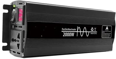 Power Inverter Convertitore Onda Sinusoidale Pura DC12V A AC 220V Convertitore Automatico Potenza Tensione 4000W 3000W 2000W(12V 2000W EU)