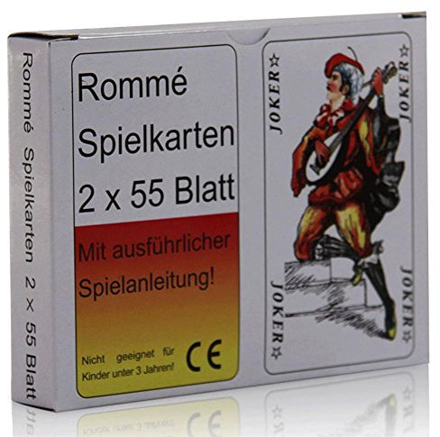 GP Rommé Doppel 2x55 Blatt Spielkarten