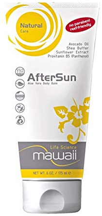 Mawaii AfterSun Body Balm 175 ml - über 30% (Bio) Aloe Vera, Outdoor-Wasser- und Alpinsport After Sun