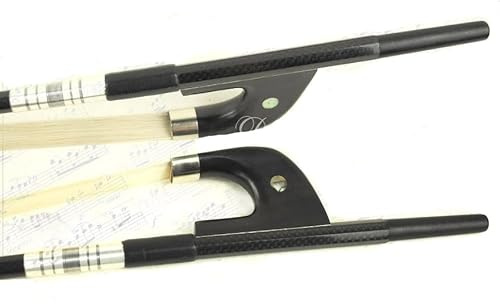 Top D Z Strad #2603 Bass Bow Carbon Fiber Braided German Type 4/4