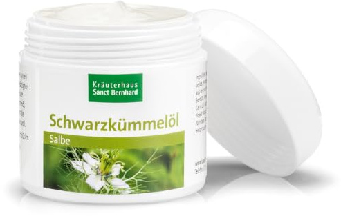 Sanct Bernhard Schwarzkümmelöl-Salbe mit Jojobaöl, Ringelblumenöl, Avocadoöl & Getreidekeimöl | 100 ml