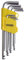 Gunpla Long Arm Ball Point Allen Hex Key Wrench Ball End Hex Key Set, 9-Piece, 1.5-10mm for Home Use and DIY