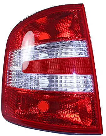 BESTPRICE ATP 1x Heckleuchte links Blinker weiß ohne Lampenträger | Kompatibel mit: SKODA FABIA I Combi, FABIA I Stufenheck