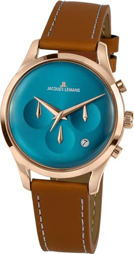 Jacques Lemans Unisex Armbanduhr Retro Classic 1-2067F