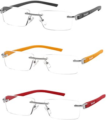Viscare 3 Rimless reading glasses (+2.00)