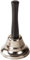 eMKay® Small Classic Silver Stainless Steel Hand Bell (12cm Tall)