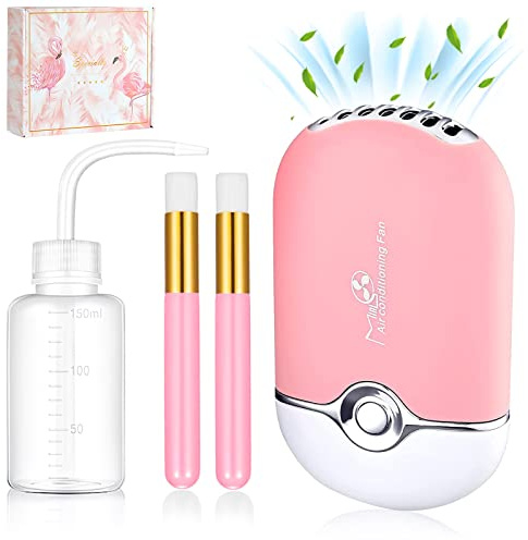 Wimpern Föhn Wimpernverlängerung Zubehör Mini Tragbare USB Wimpern Trockner für Verlängerung Pinsel Lash Shampoo Pinsel Waschen Flasche für Verlängerung