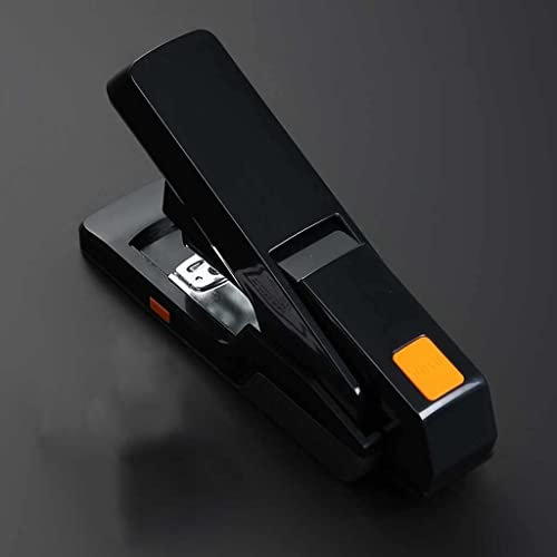 REJOON Hefter Einfache Papierbindemaschine Hefter Schule Bürobedarf Schreibwaren Hefter (Color : Black)
