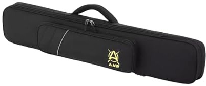 APLVFFZH Billard-Queue-Koffer mit Rucksackgurten, 7 Löcher, Queue-Koffer, amerikanische Pool-Queue-Koffer, leichte Tragetasche, hält 3 Kolben, 4 Schaft, 83 cm