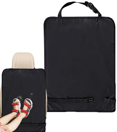 Protector para el respaldo del asiento del coche - 17x23 pulgadas Protector infantil en el asiento trasero | Alfombrillas protectoras para asiento trasero | Alfombrilla de asiento trasero para coche