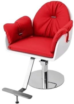 Generisch Rot, Friseurstuhl Für Friseurstuhl Mit Hochleistungs Hydraulikpumpe 360 ° Dreh Verstellbarer Spa -Sicherheitsausrüstung Home Friseur Barber Stuhl