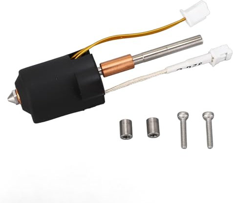 Mavaol Keramik-3D-Drucker-Hotend-Kit, 0,4-mm-Schnellwechseldüse, integrierter Extruder-Ersatz für Hochgeschwindigkeits-3D-Druck