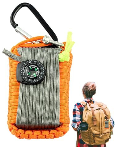 Survival-Kits – leichtes -Angelset, die Taschen enthalten eine Fadensäge, EIN, eine Brosche, eine Rückkehrnadel, eine Pfeife, eine Taschenlampe, eine Wanderschnalle, EIN