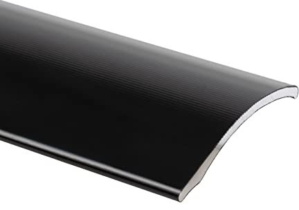 KARAT Profilés de finition en aluminium – Pour transitions de sols, angles d’escaliers et rattrapage de niveau Pose facile (Noir profond, Profilé d’ajustement Autocollant, Largeur 38 mm)