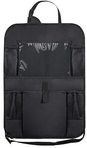 VYWPTOWSX Auto Rücksitz Anti Kick Pad für VW Caddy Maxi, Sitzschutz Rückenlehne Anti-Kick Matte mit Aufbewahrungsbeuteln Auto Zubehör,Large