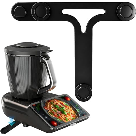 Gleitbrett für Thermomix TM7 mit Teflon-Gleitern und Aussparungen für sicheren Stand, Schützt die Waage und erleichtert das Verschieben