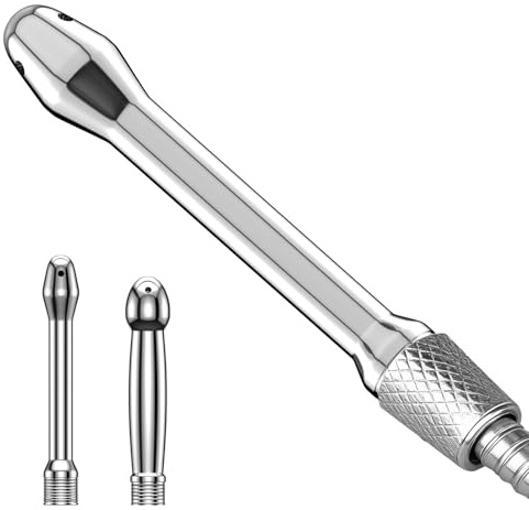 Thlsexy Intimdusche 4 Strahl Analdusche für Anal Sex Klistier Reinigungsgerät für Männer Frauen Vaginaldusche Enema Analspülung Buttplugs Analdildos für Körperpflege und Hygiene（Stil Kurz）