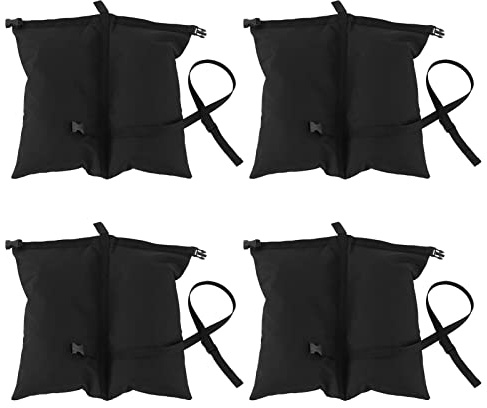 CEMTUKLBP Outdoor Tent Sandbag Bag, Heavy Duty Ground Anchor Weight, 600D Oxford Cloth with PVC Backing, Quick Release Belt Buckle System for Camping, Picnics, Festivals, Beach and Outdoor E