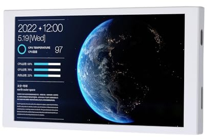SHOOYIO Monitor secundario de 5.2 pulgadas, fácil de operar, conexión tipo C y pantalla de ahorro de espacio de escritorio, monitor de CPU GPU