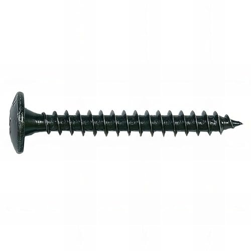 200 Vis pour fixation de penture de volet bois - Torx T30 D. 14 mm - D. 6 x 25 mm - Noir