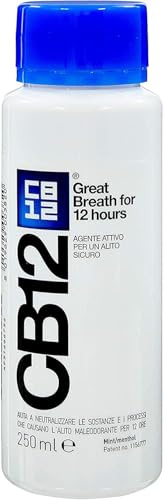 CB12 250ML 2 PACK Mint/Menthol Mouthwash.