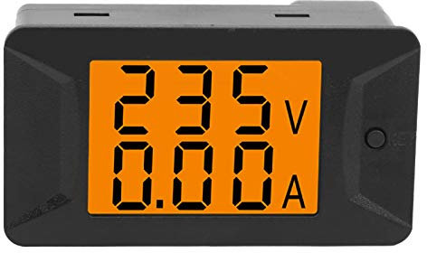 Medidor de corriente de voltaje Amperímetro Voltímetro AC 40-400V 100A Panel de monitor de corriente de voltaje Multímetro digital LCD