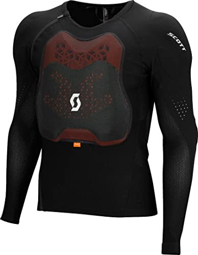 Scott Softcon Hybrid Pro MX Motocross DH Protektorenjacke schwarz 2025: Größe: L