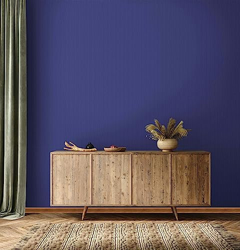 marburg papier peint bleu rayures papier peint intissé pour salon ou chambre Made in Germany 10,05 x 0,75 m