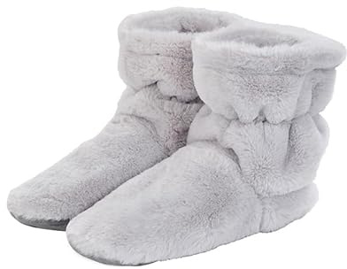Fashy kuschelige weiche Fußwärmer mit Wärmepad, one Size, Damen