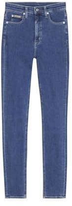 Calvin Klein jeans dam hög midja skinny J20J224017, mager, Denim, 26W/32L, Denim (denim medium), 26W x 32L