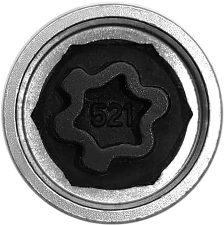 M&S Security Master Anti Theft Car Locking Wheel Nut Bolt Key Replacement For VW Volkswagen Compatible With 521 For Caddy Golf Jetta Passat Polo Tiguan Touran Transporter