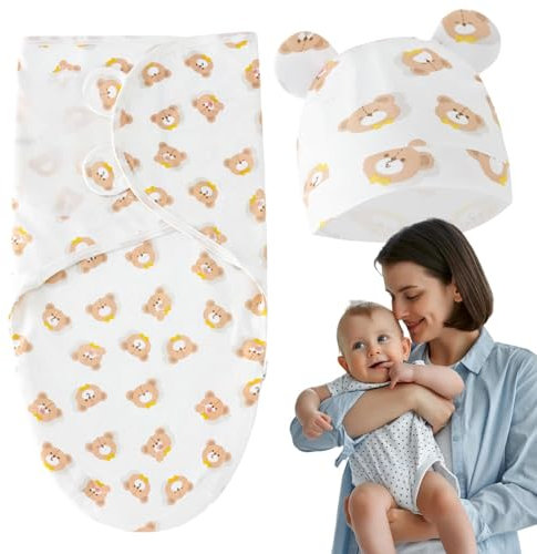 Pucktücher für Neugeborene, Pucktücher für das Kinderzimmer | Atmungsaktive Puckdecke mit Mütze - Hautfreundliche, Bequeme Pucktücher für Neugeborene, Mädchen und