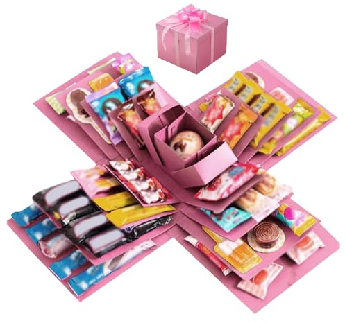 Överraskningslåda, presentförpackning (rosa)