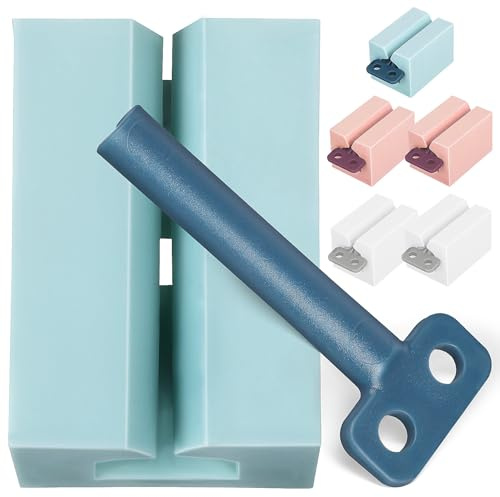 VILLCASE 6pcs Toothpaste Squeezer Dispenser Rolling Tube Holders for Bathroom Save Toothpaste Creams