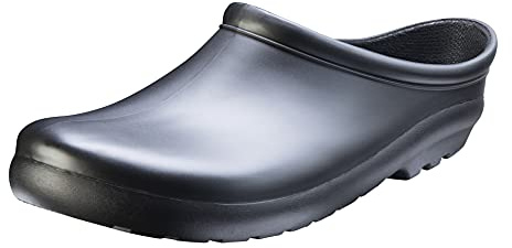 Sloggers - Original Waterproof Restaurant Work Shoe for Men – Outdoor Slip-On Rain and Durable Footwear Made in The USA with Premium Comfort Support Insole Black, 10