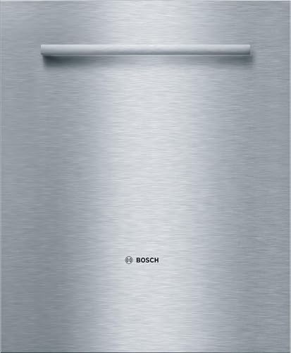 Bosch Edelstahl-Dekortür 59 x 71.6 cm für Unterbau-Gefriergeräte KUZ20SX0 | Premium Edelstahl-Finish, unempfindlich gegen Schmutz und Fingerabdrücke, moderne grifflose Optik, einfache Montage