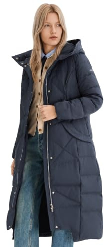 Orolay Chaqueta Larga de Invierno con Capucha y Plumón Acolchado para Mujer Armada S