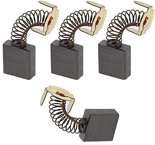 EMSea 2 Paare Kohlebürste 17x17x7mm Kompatibel mit Greenmaster GMD 118-1 Laufband Elektromotoren Ersatz Reparatur Teil