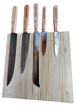 Blocco coltello magnetico con coltelli di qualità Nogent