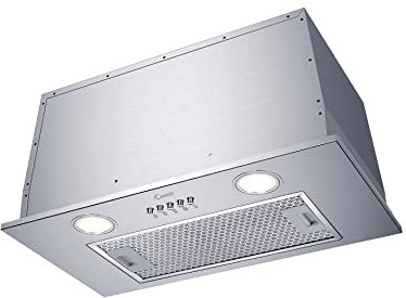 Candy CBG6250/1X, Campana Grupo Filtrante, 52CM, 3 Niveles de Potencia, 620M3/H, Filtro de Carbono, Panel Aluminio Antigrasa, Iluminación LED, 67DB, Inox