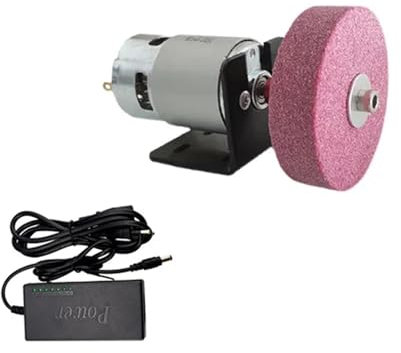 Máquina afiladora de bordes de muela, esmeril eléctrico Banogni, amoladora de banco, pulidora, joyería de Jade DIY, herramientas de lijado de banco Dental Fácil de usar para profesionales y principian