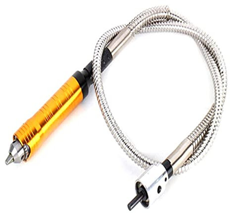 GWHEY Rotary Grinder Tool Flexible Flex Shaft Fits + 0.3-6.5mm Handpiece for Dremel Style Electric Drill Rotary Tool Accessories Stock Electric Tool Accessories