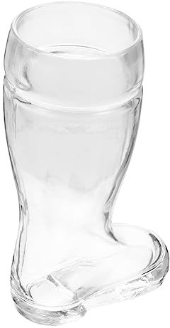 SHOWERORO Tasse à Vin Créative Verre Forme De Bottes Verre à Boire Stable Pour Bars Fêtes Et Décorations Intérieures Pour Cocktails Vodka Et Bières